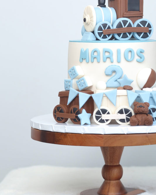 Choo Choo Train Theme Cake🚂🐻