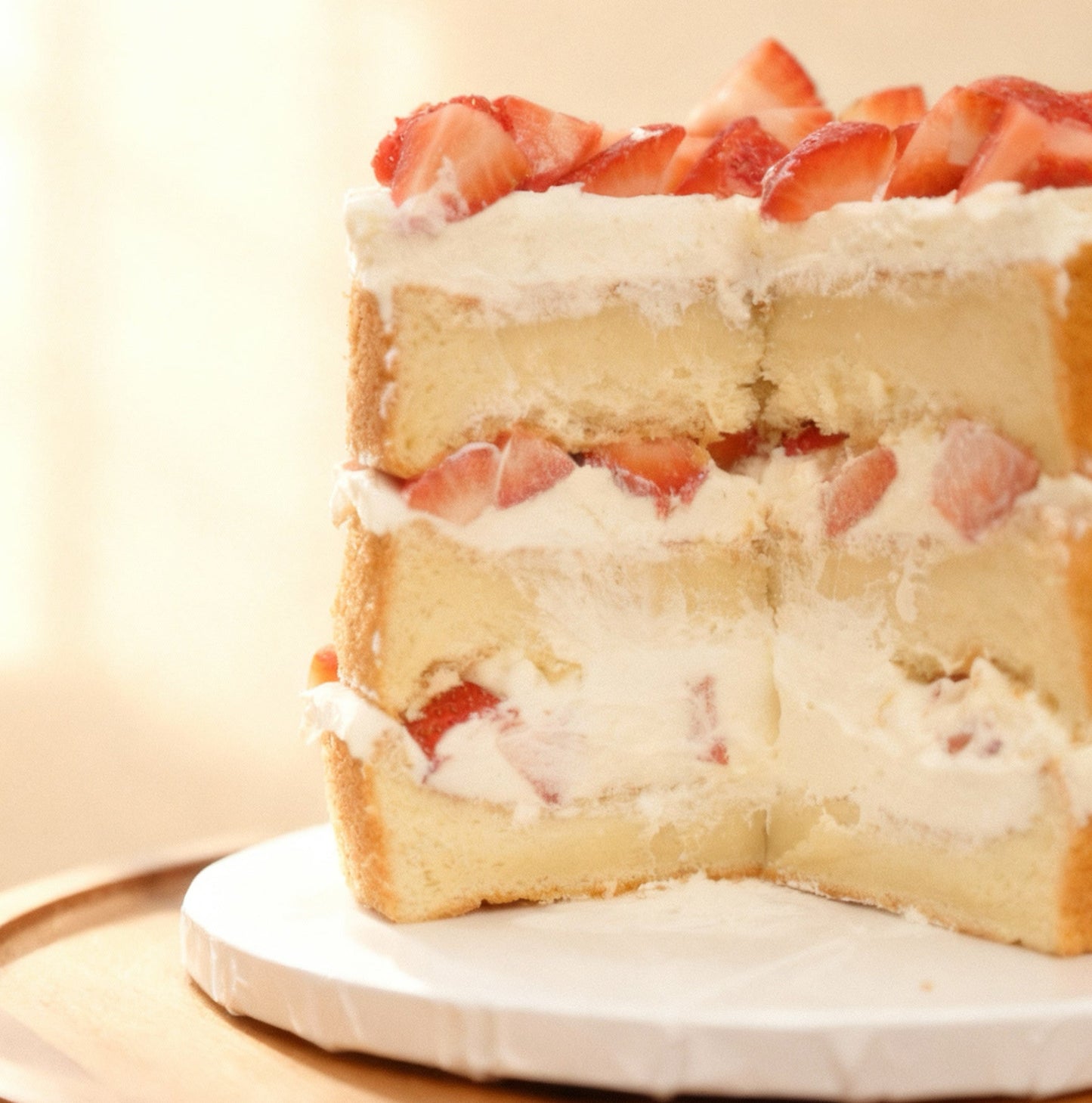 Angel Cream Strawberry Chiffon