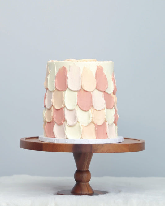 Pastel Sunshine Texture Cake