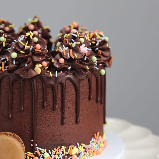 Dark Chocolate Fudge Cake