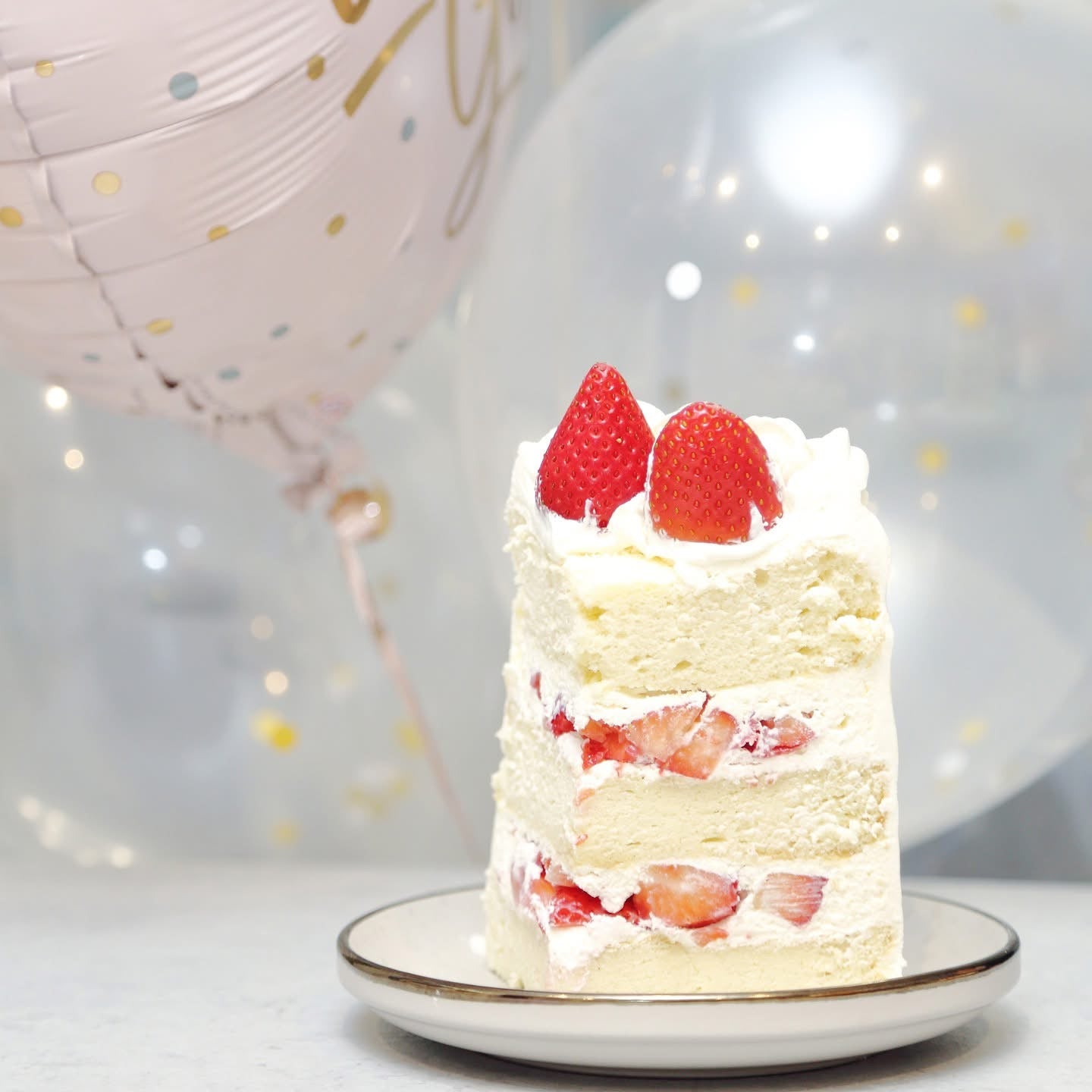 Strawberry Angel Cake