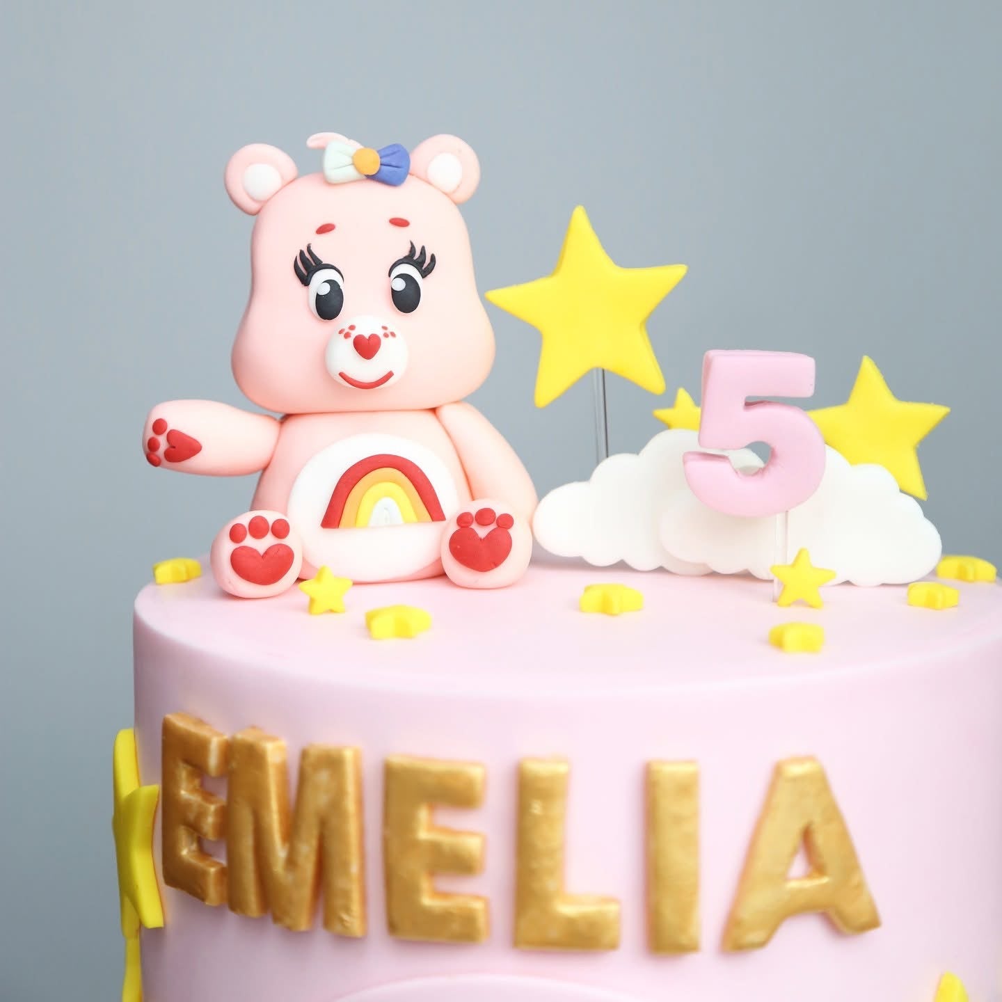 Care Bears Rainbow Cake