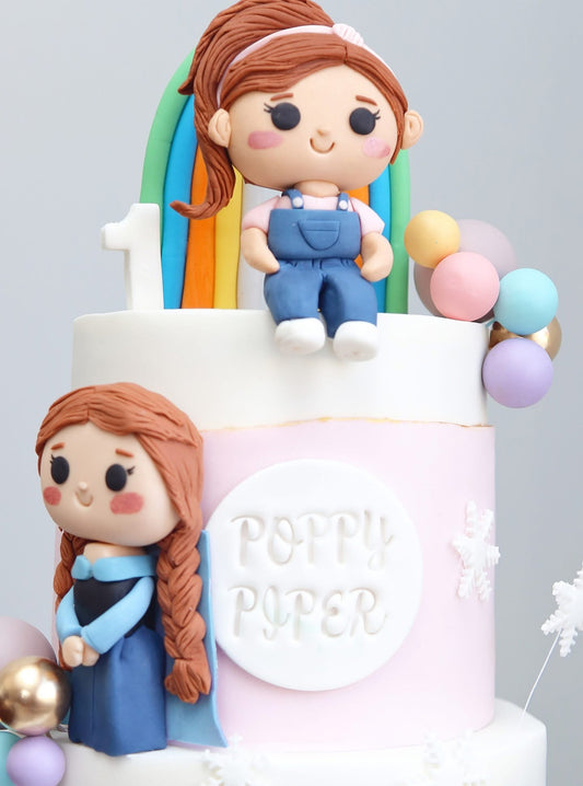 Frozen Sisters Celebration Tiers