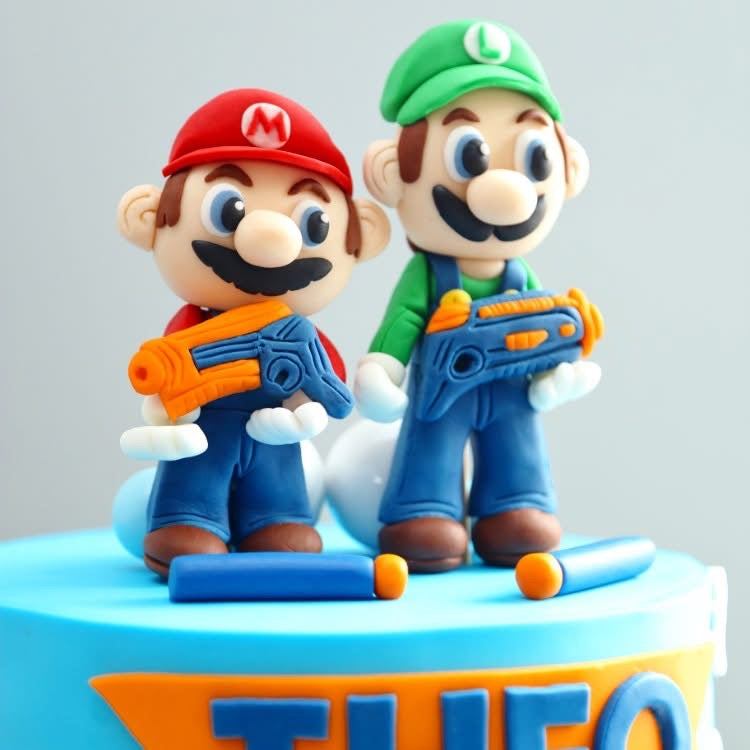 Super Mario Nerf Battle Cake