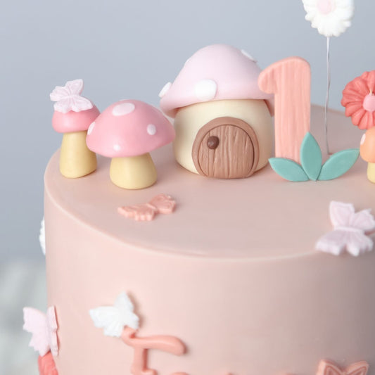Dreamy Mushroom Meadow Cake
