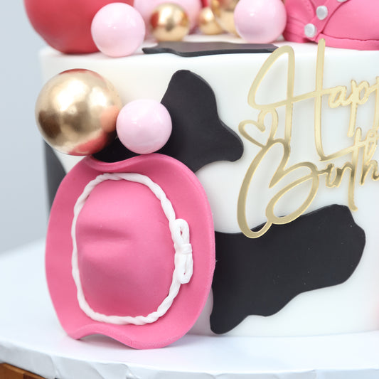 Cowgirl Rice Krispies Cake