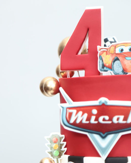 Lightning McQueen Cake