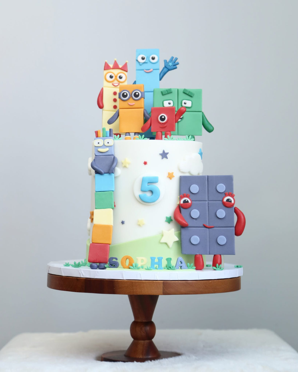 Numberblocks Theme Cake