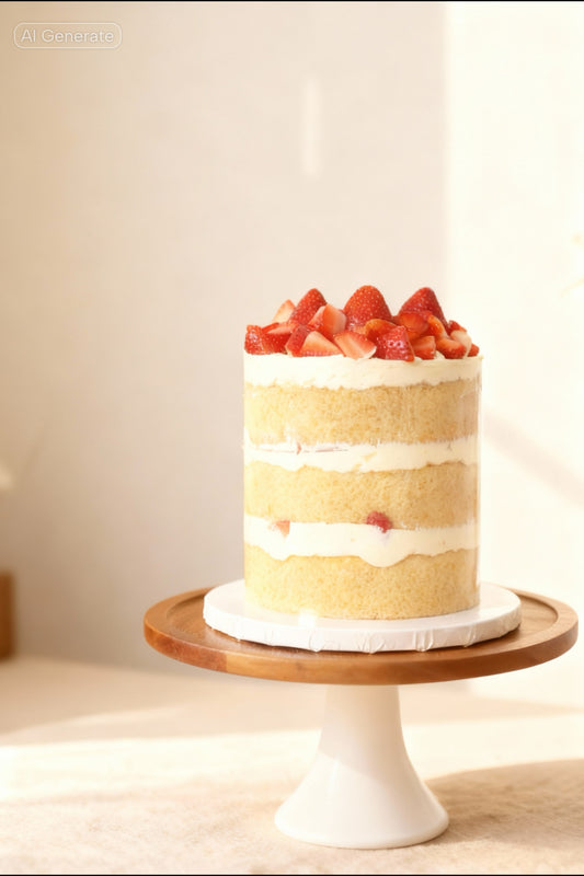 Angel Cream Strawberry Chiffon