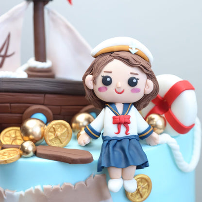 Pirate Ship Explorer Cake