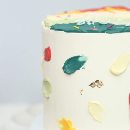 Canvas & Palette Cake