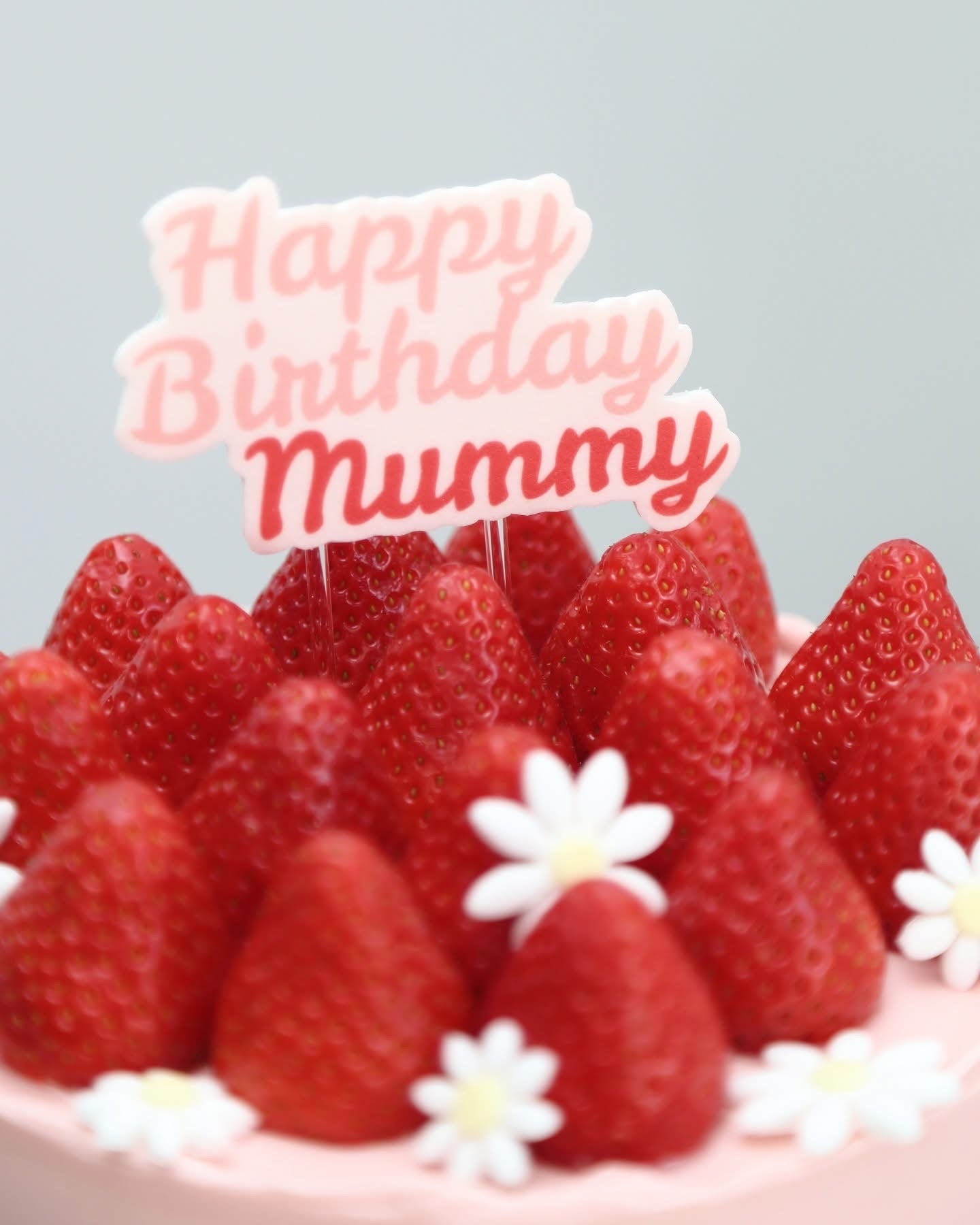 Strawberry & Daisy Cake