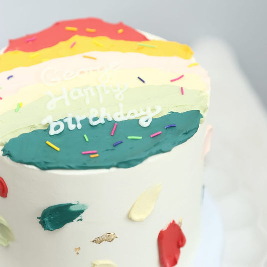 Canvas & Palette Cake