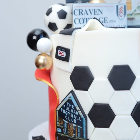 Fulham FC Football Theme Cake ⚽️🥅🏟️