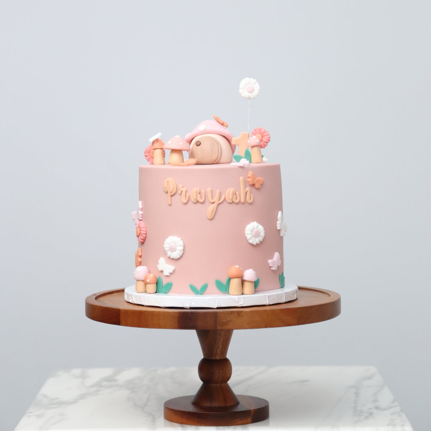 Dreamy Mushroom Meadow Cake