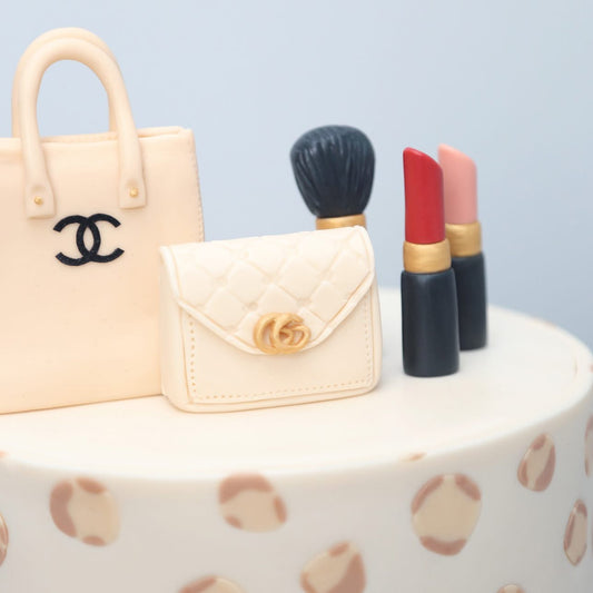 Leopard Print Bow Cake