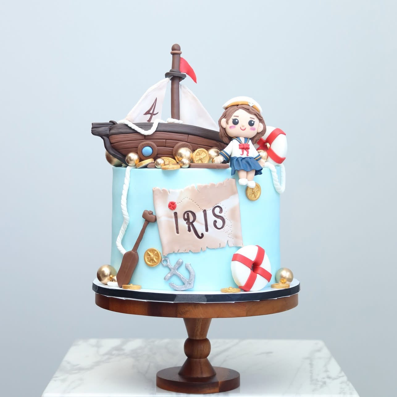 Pirate Ship Explorer Cake
