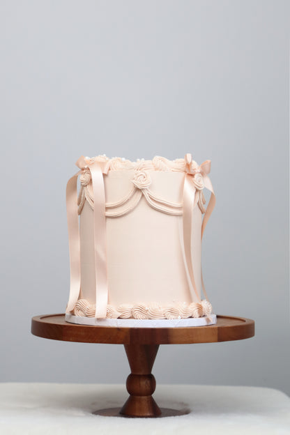 Dusty Pink Vintage Cake