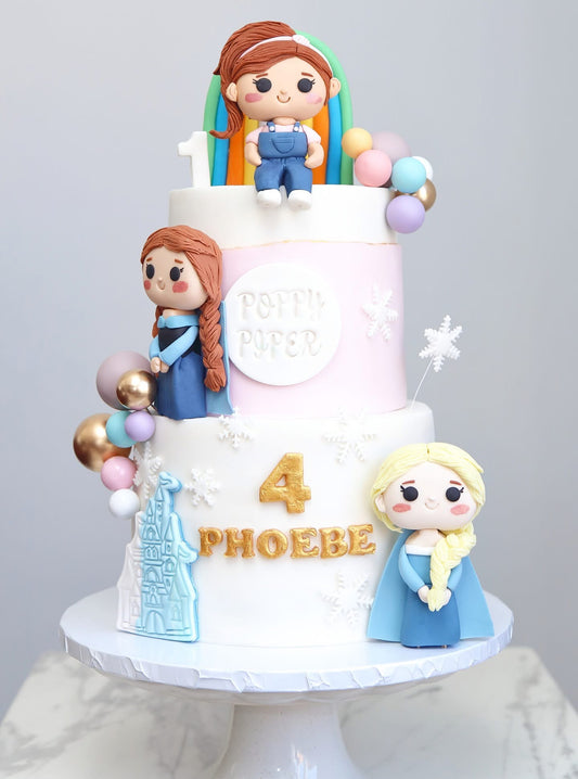 Frozen Sisters Celebration Tiers
