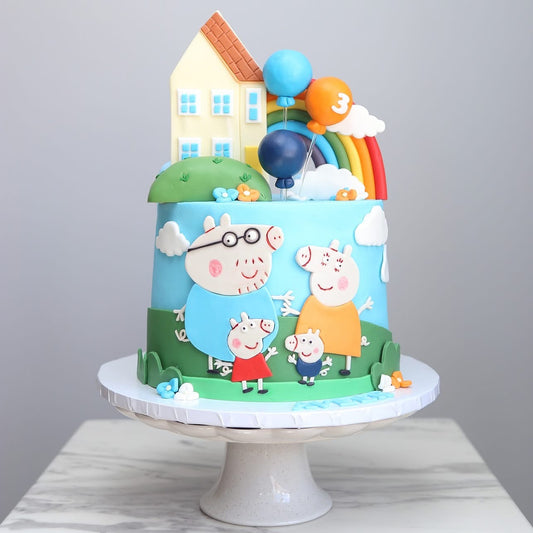 Peppa’s Rainbow Cake