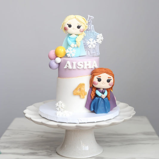 Snowflake Sisters Cake