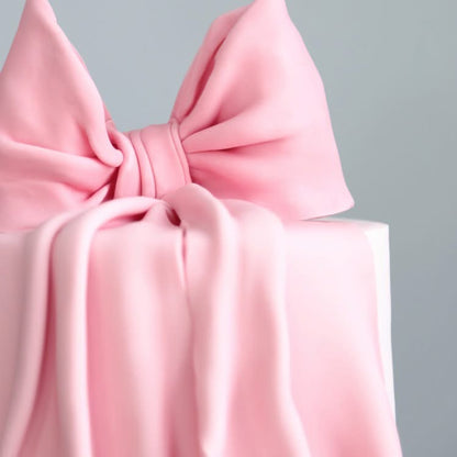 Pink Bow Cake