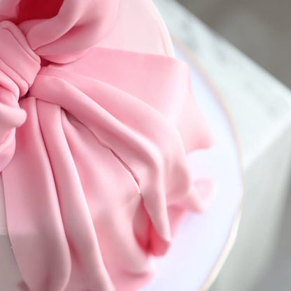 Pink Bow Cake