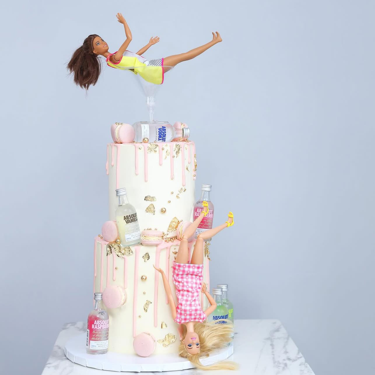 Absolut Barbies Cake