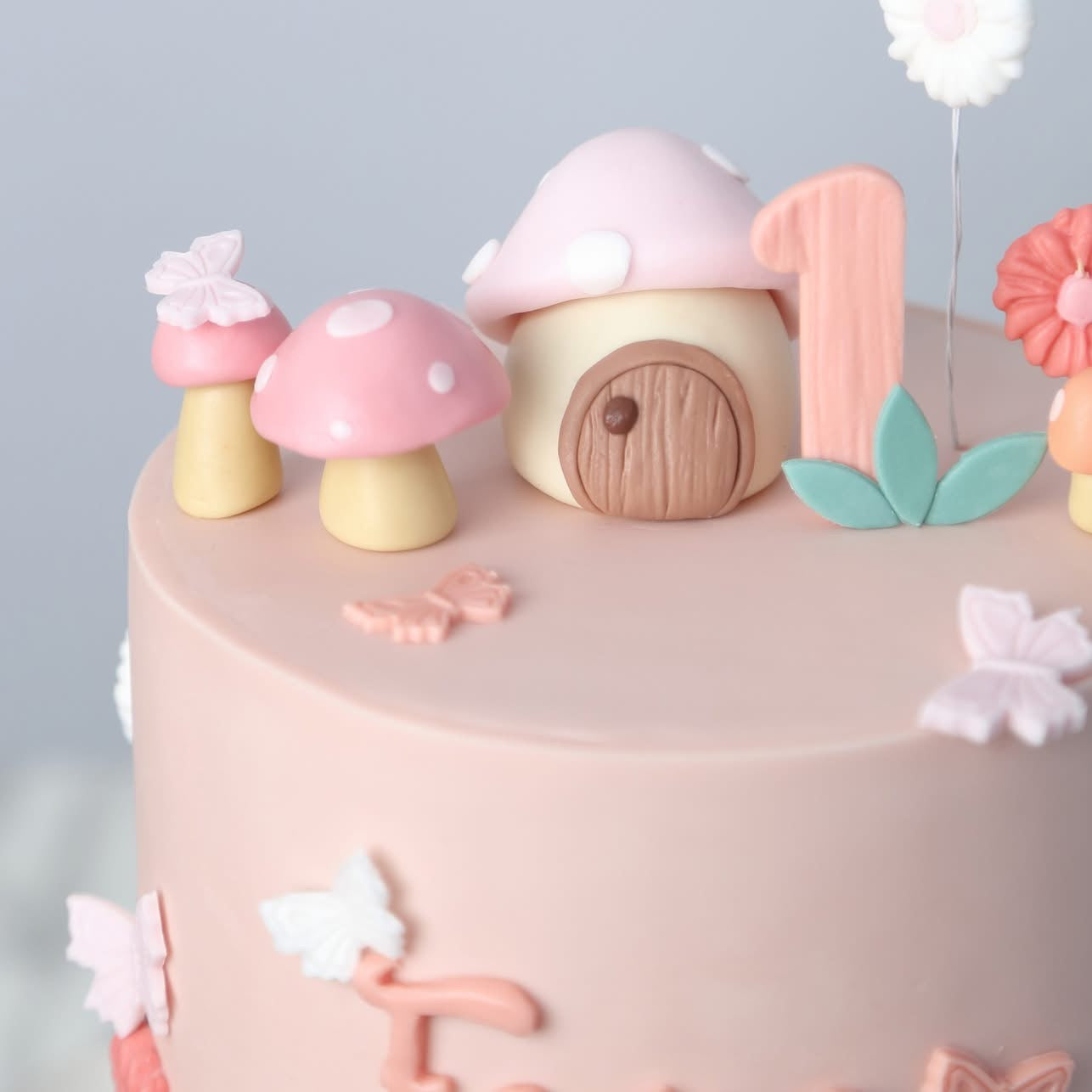 Dreamy Mushroom Meadow Cake