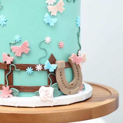 Horse Paddock Theme Cake