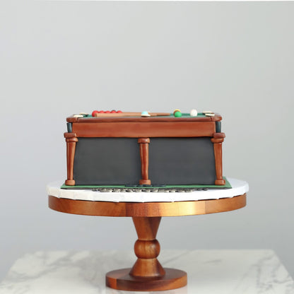 Snooker Table Design Cake