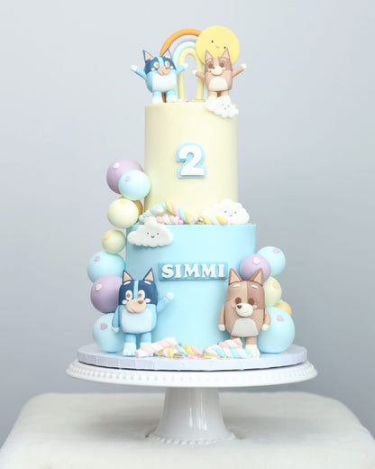 Pastel Bluey Family Party