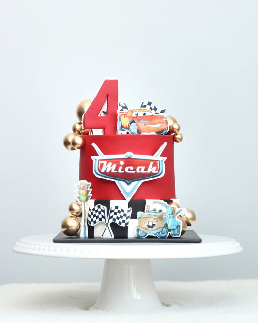 Lightning McQueen Cake