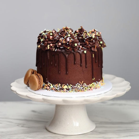 Dark Chocolate Fudge Cake