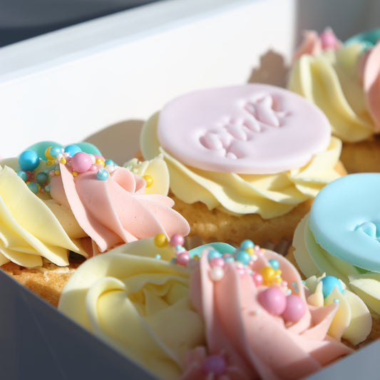 Cupcake with Message (6 pcs) [Gender Review]