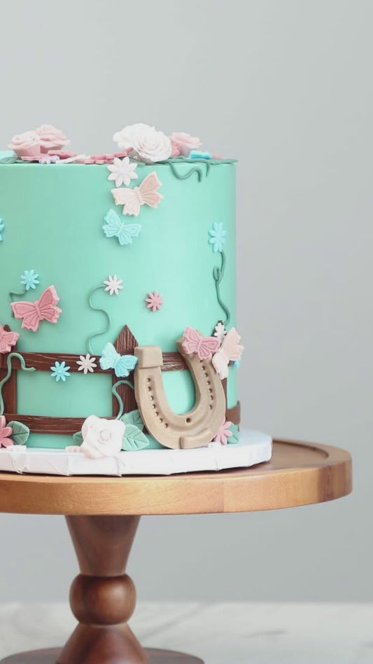 Horse Paddock Theme Cake