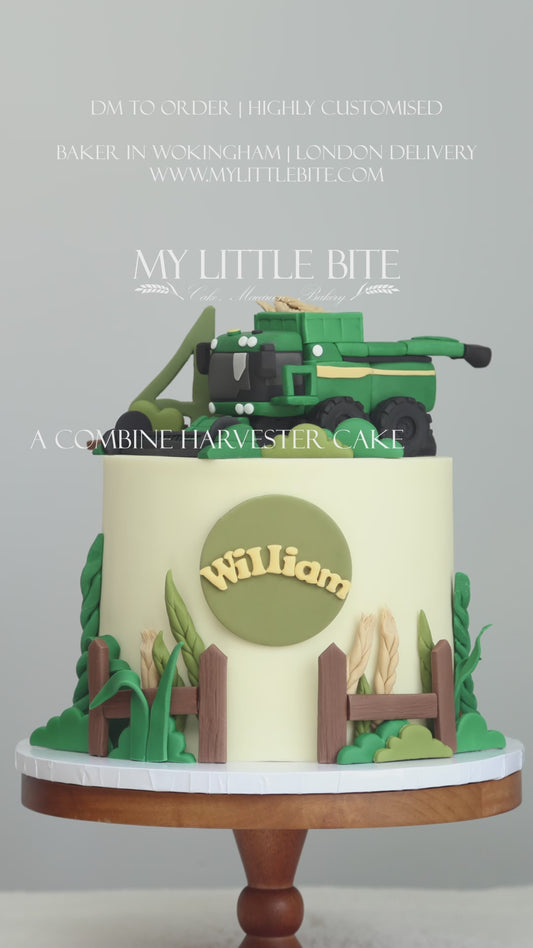 Combine Harvester Cake 🌾