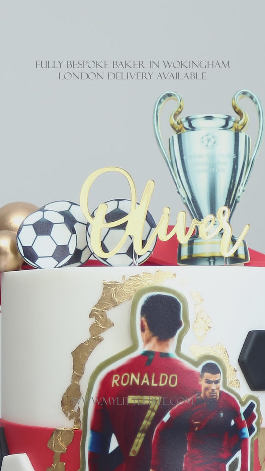 The CR7 Champion Cake ⚽️🏟️❤️