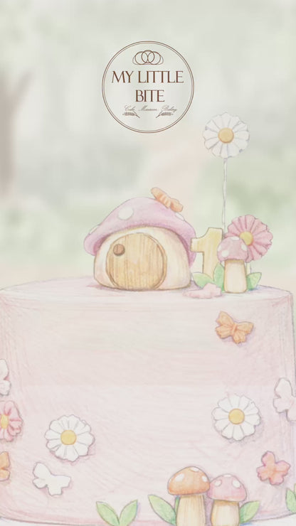 Dreamy Mushroom Meadow Cake